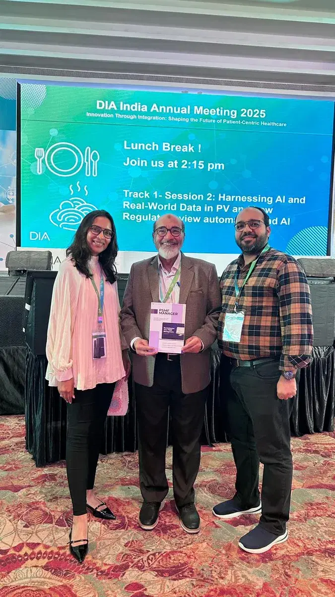 PVCON team networking at DIA Europe